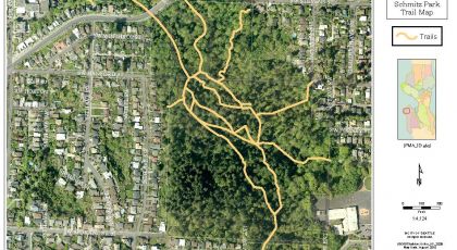 Schimtz Park Trail Map